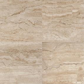 Tile Travertine Satin Beige/Tan Tile