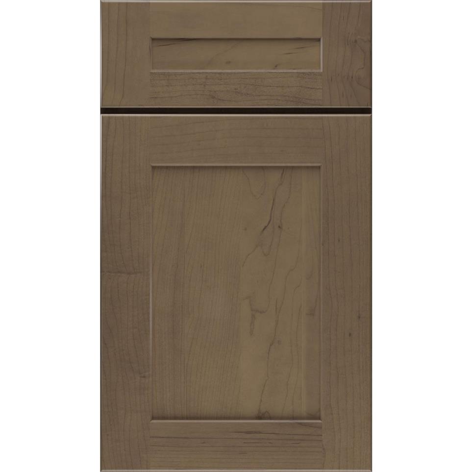 5 Piece Burlap Medium Finish 5 Piece Cabinets