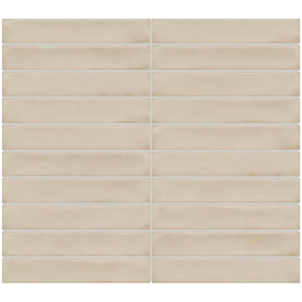 Mosaic Dune Glossy Beige/Tan Tile