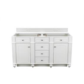 Base with Sink Top Bright White White Vanities