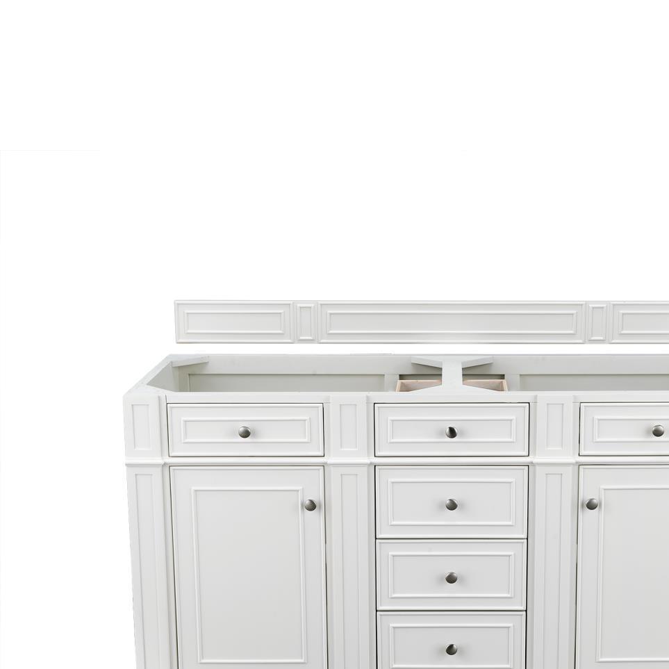 Base with Sink Top Bright White White Vanities