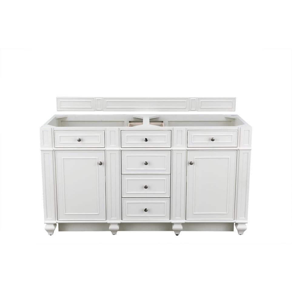 Base with Sink Top Bright White White Vanities