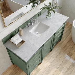 Base with Sink Top Smokey Celadon Green Vanities