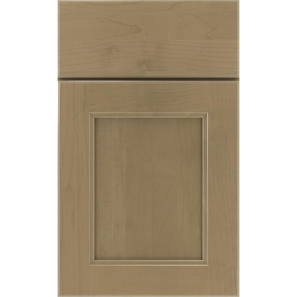 Square Buckskin Medium Finish Square Cabinets