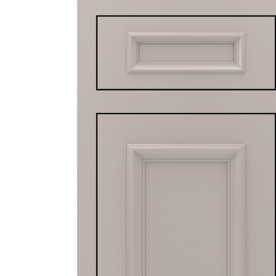 Inset Cloud Paint - Grey Inset Cabinets