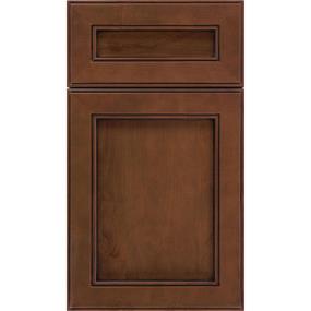 Square Sienna Black Glaze Glaze - Stain Square Cabinets