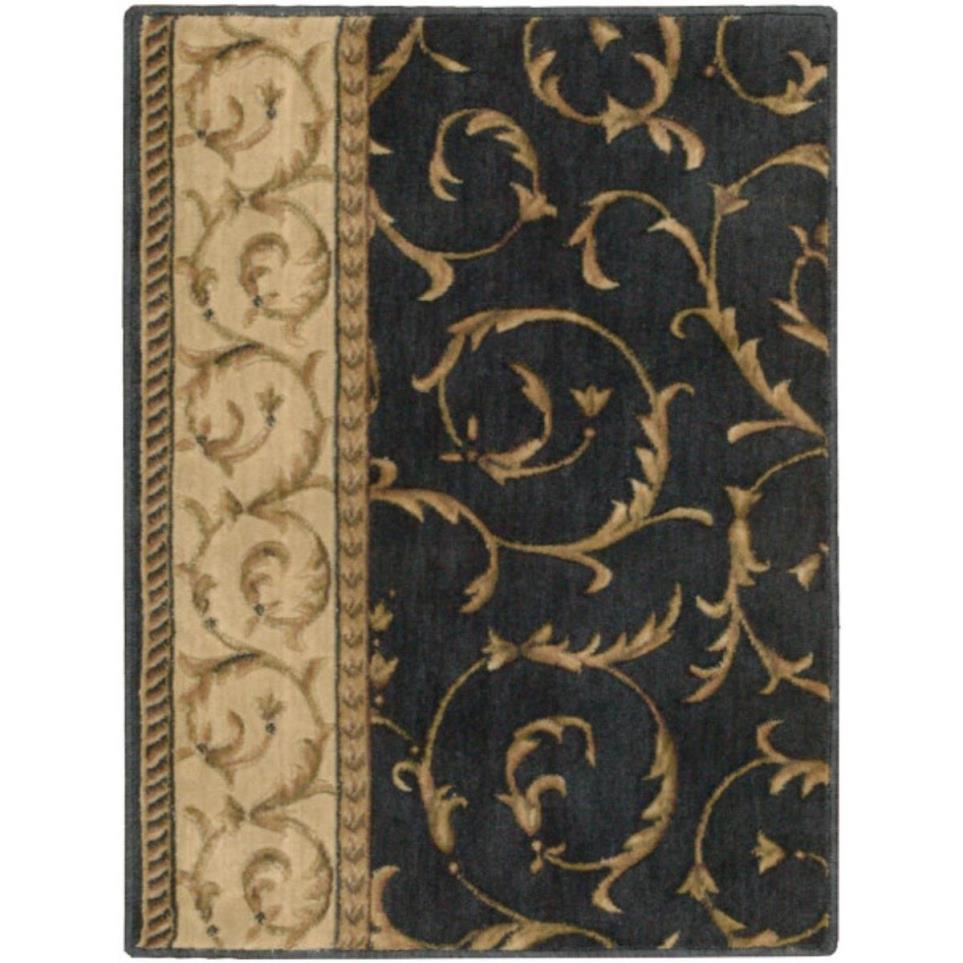 Woven Navy Blue Carpet
