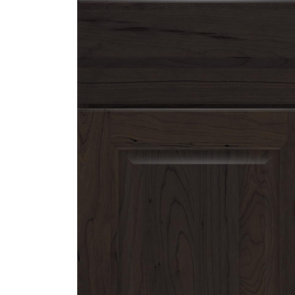 Square Storm Dark Finish Square Cabinets