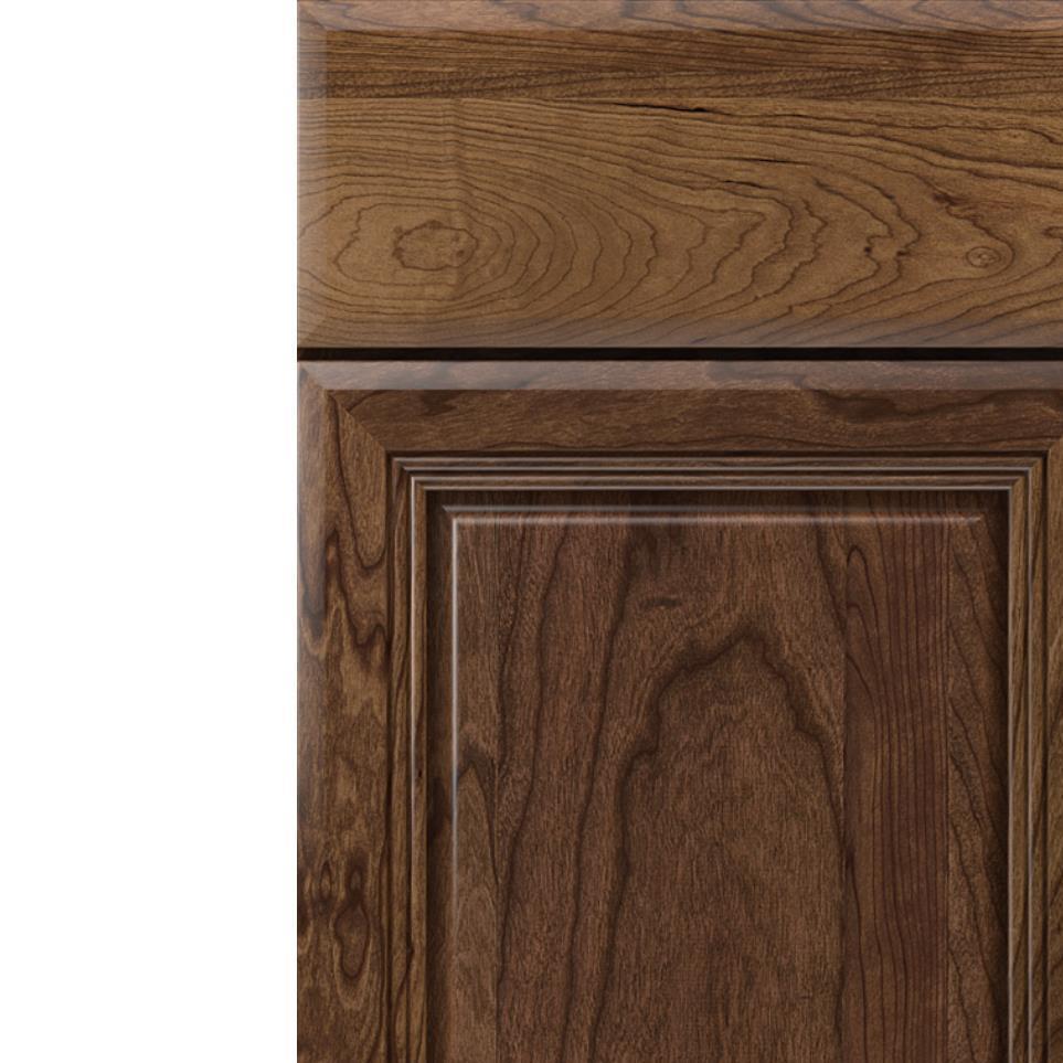 Square Mustang Medium Finish Square Cabinets