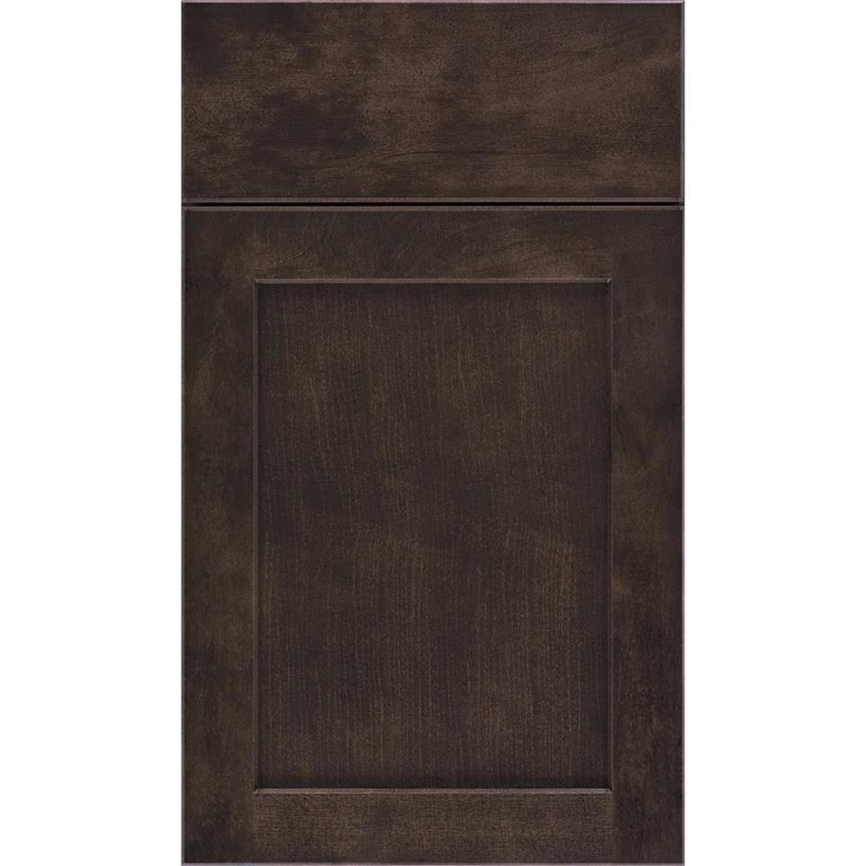 Square Flagstone Dark Finish Square Cabinets