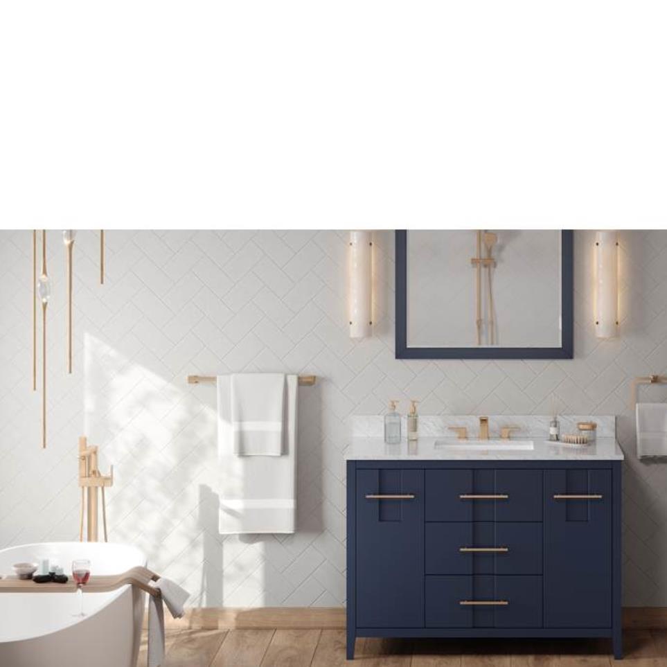 Base with Sink Top Hale Blue Blue / Purple Vanities