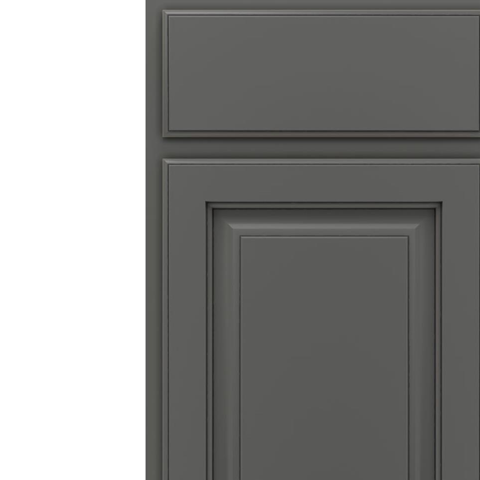 Square Galaxy Ebony Opaque Paint - Grey Square Cabinets