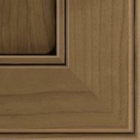 Square Frappe Black Glaze Glaze - Stain Cabinets