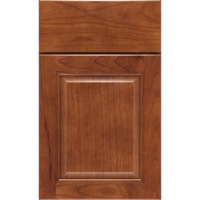 Square Cattail Medium Finish Square Cabinets