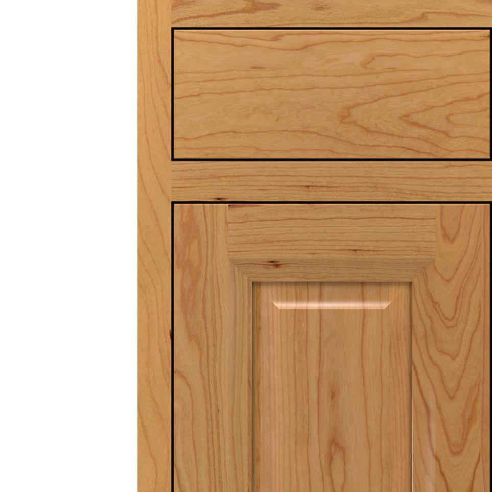 Inset Natural Light Finish Inset Cabinets