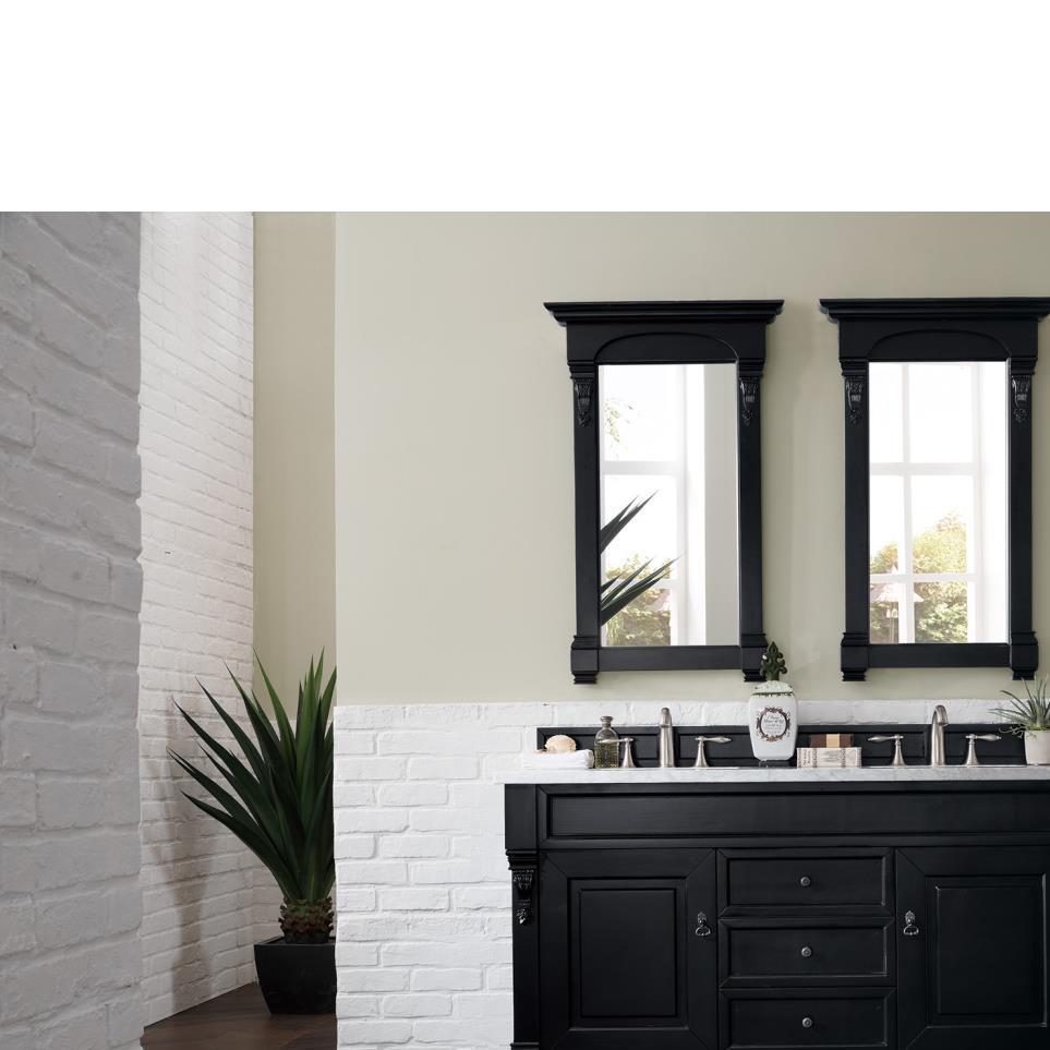 Base with Sink Top Antique Black Grey / Black Vanities