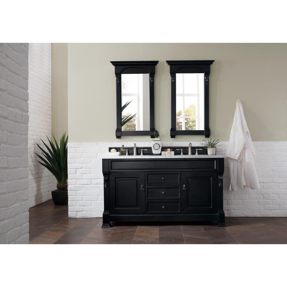 Base with Sink Top Antique Black Grey / Black Vanities