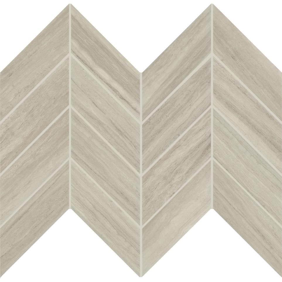 Mosaic Column Grey Polished Gray Tile