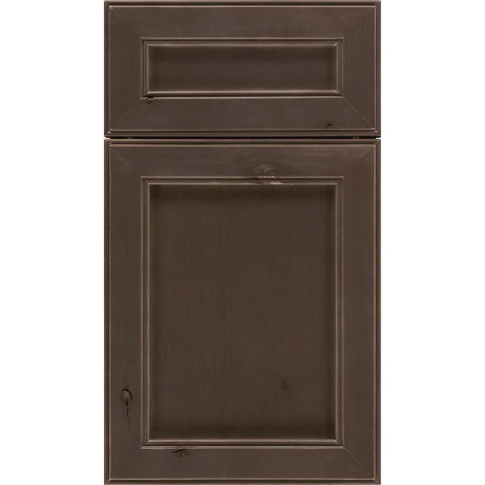 Square Thunder Dark Finish Square Cabinets