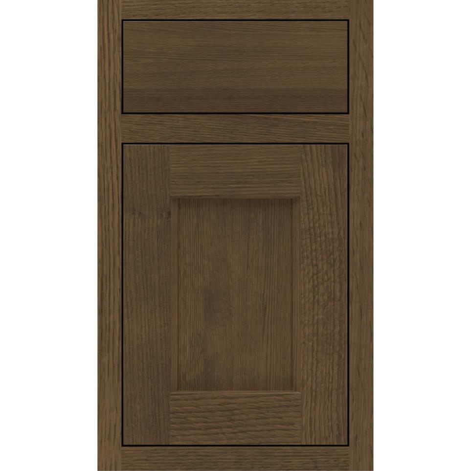 Square Kindling Medium Finish Square Cabinets