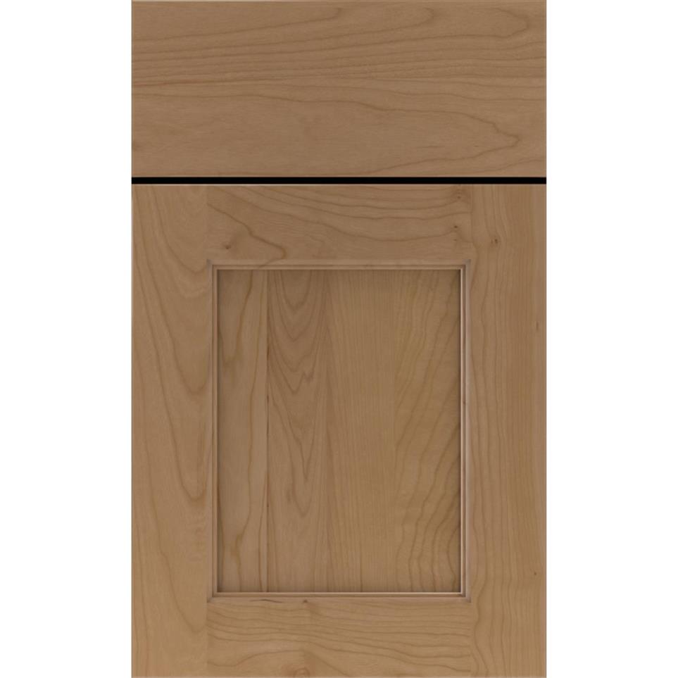 Square Buckskin Medium Finish Square Cabinets