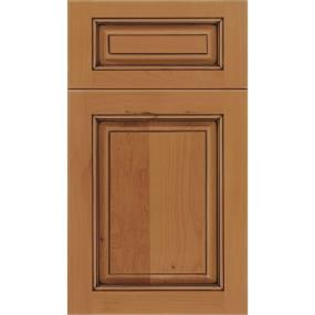 Square Ginger Mocha Glaze Glaze - Stain Square Cabinets