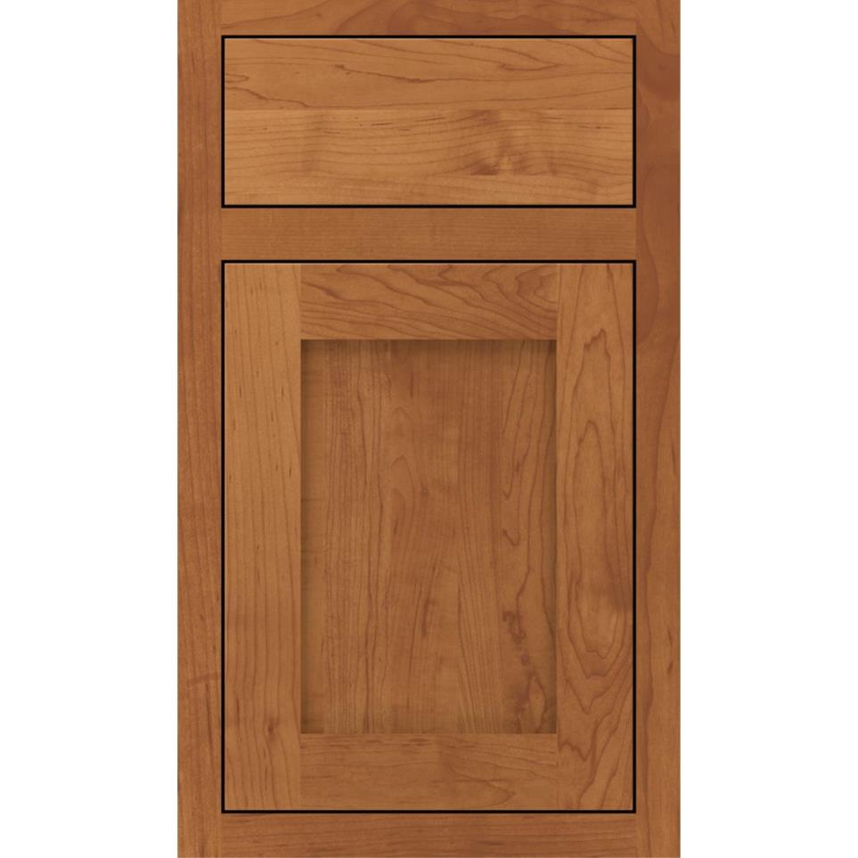 Square Suede Medium Finish Square Cabinets
