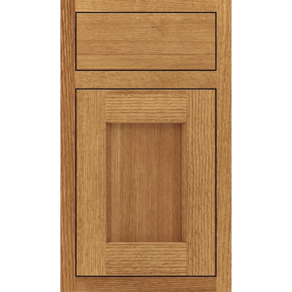 Square Wheatfield Light Finish Square Cabinets