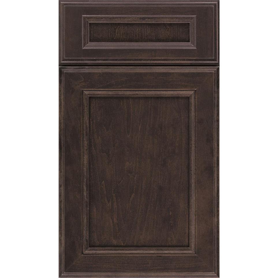 Square Flagstone Dark Finish Square Cabinets