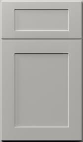 Square Cloud White Paint - Grey Cabinets