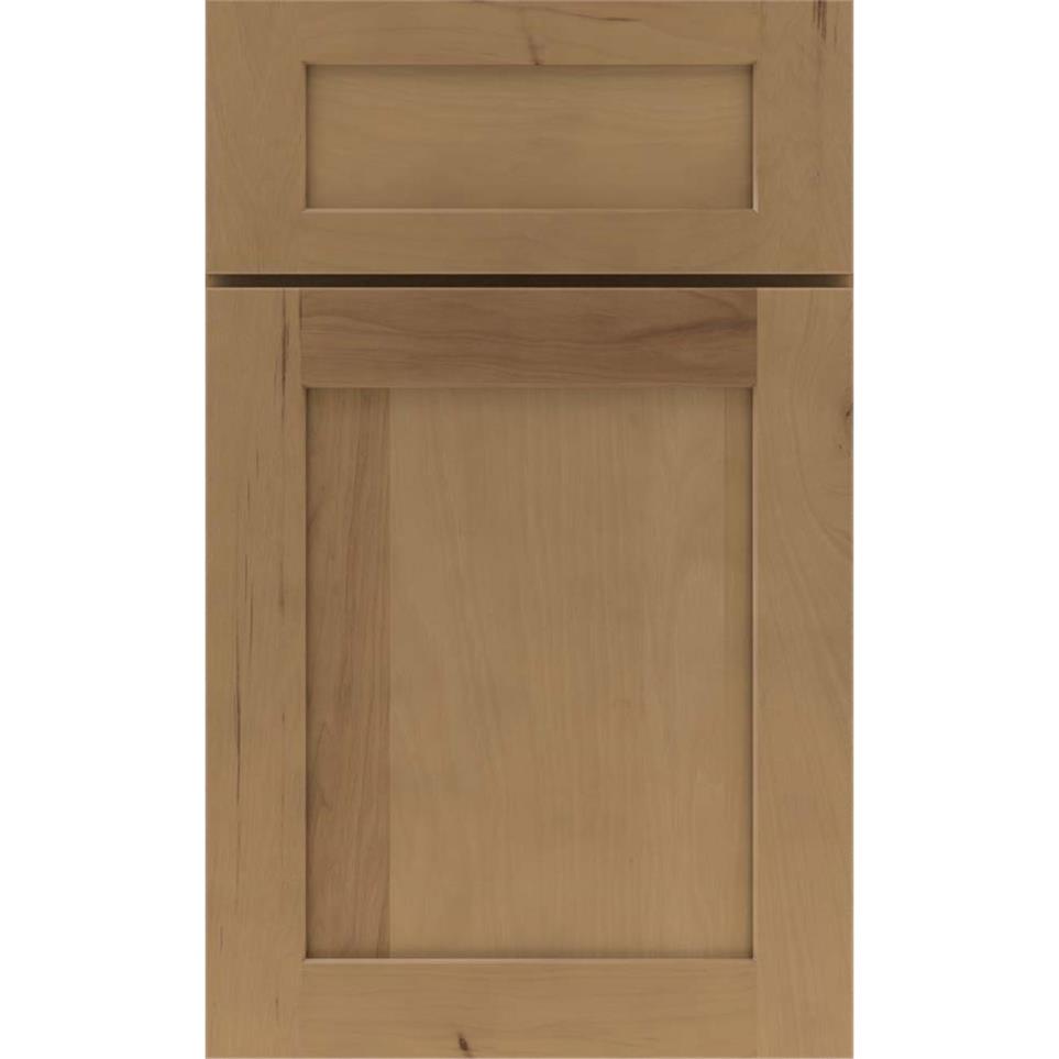 Square Buckskin Medium Finish Square Cabinets