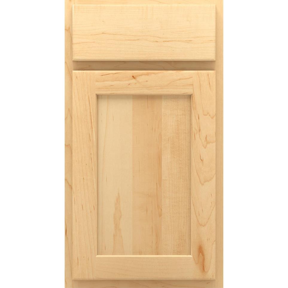 Square Natural Light Finish Square Cabinets