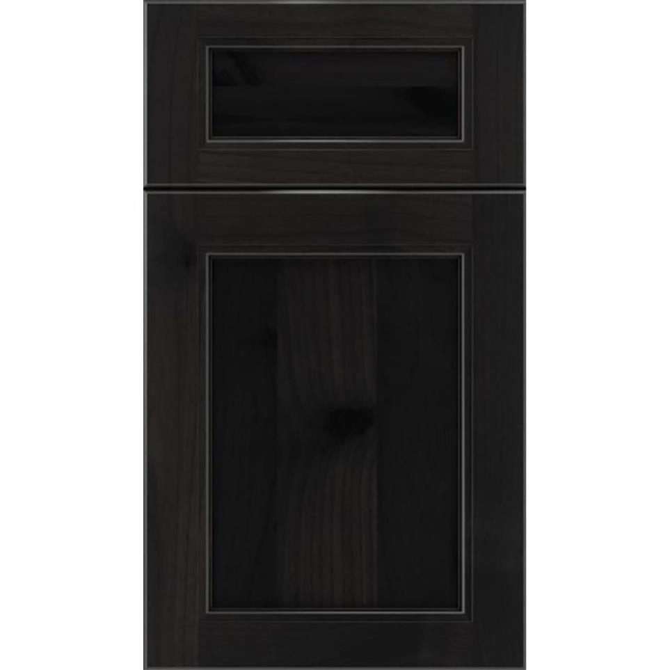 Square Charcoal Dark Finish Square Cabinets