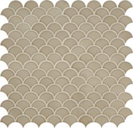 Mosaic Delightful Tan Glossy Beige/Tan Tile