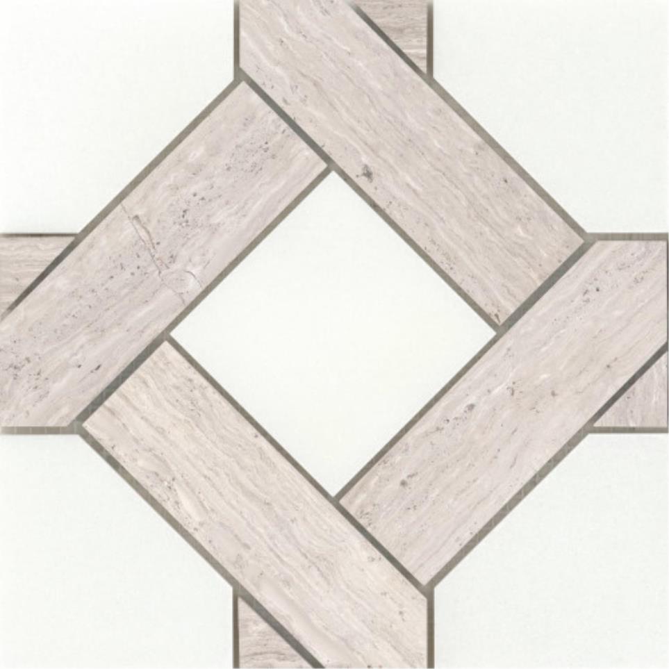 Mosaic Cream Beige/Tan Tile