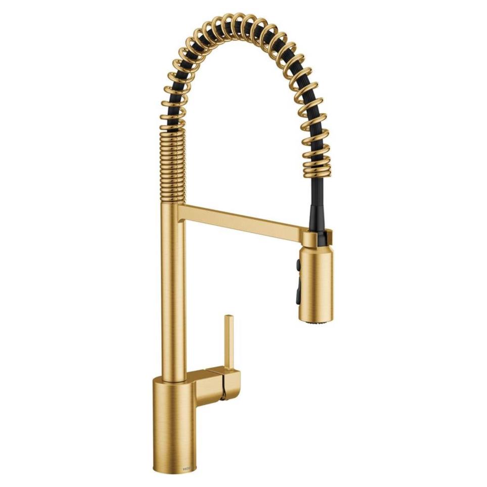 Kitchen Brushed Gold Brass / Gold Faucets