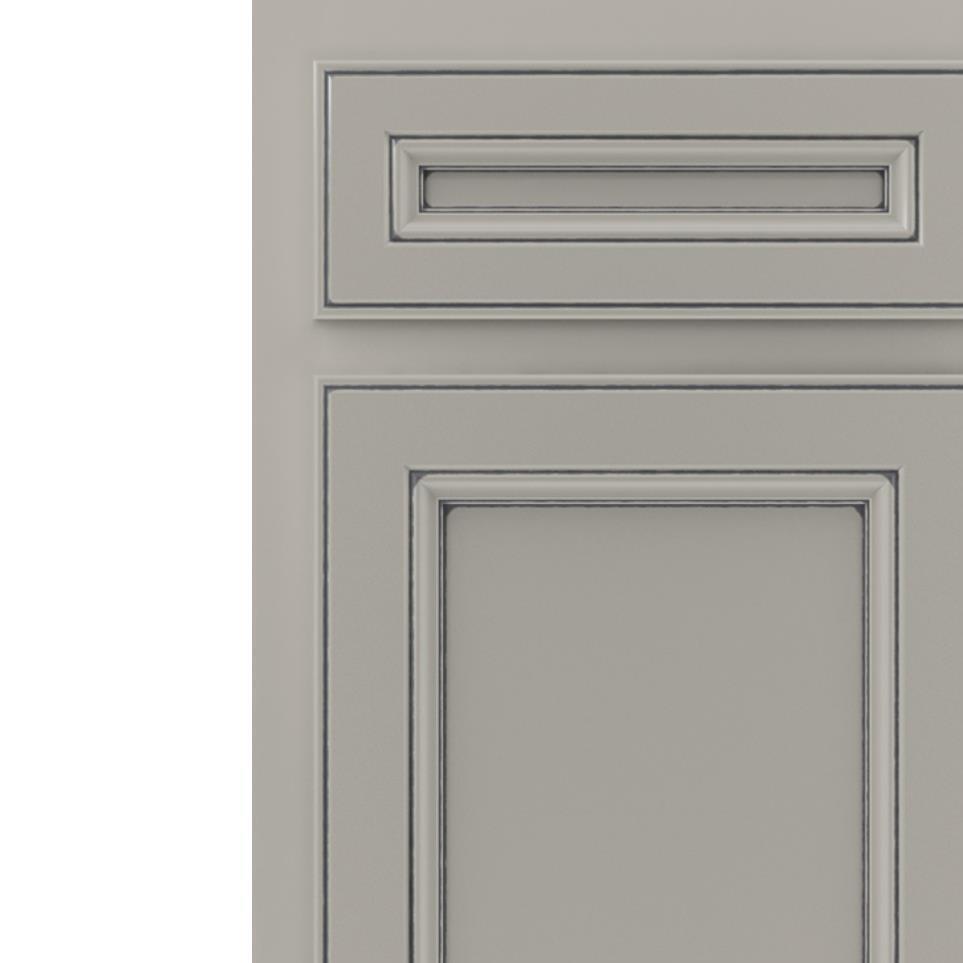 5 Piece Cloud Grey Stone Glaze - Paint 5 Piece Cabinets