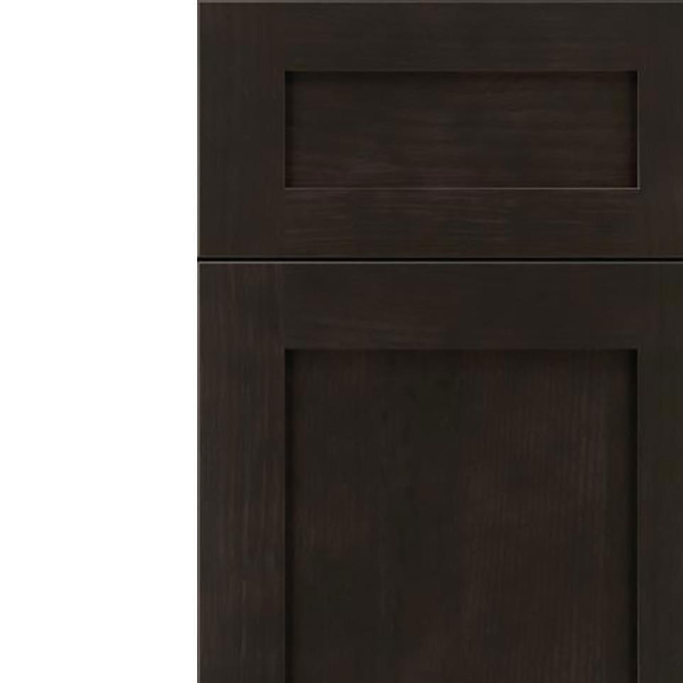 Square Thunder Dark Finish Square Cabinets