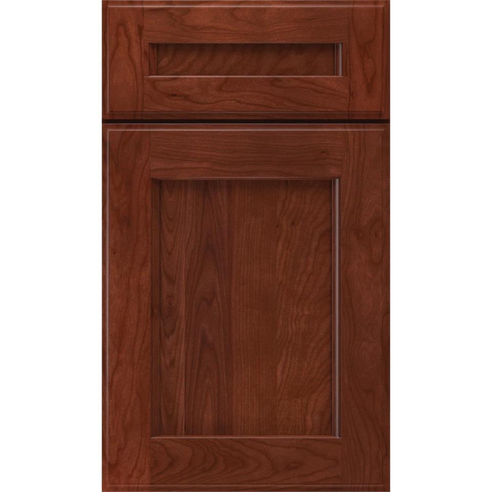 5 Piece Marsala Dark Finish 5 Piece Cabinets