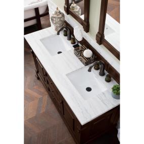 Base with Sink Top Burnished Mahogany Dark Finish Vanities