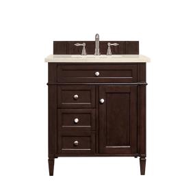 Base with Sink Top Burnished Mahogany Dark Finish Vanities