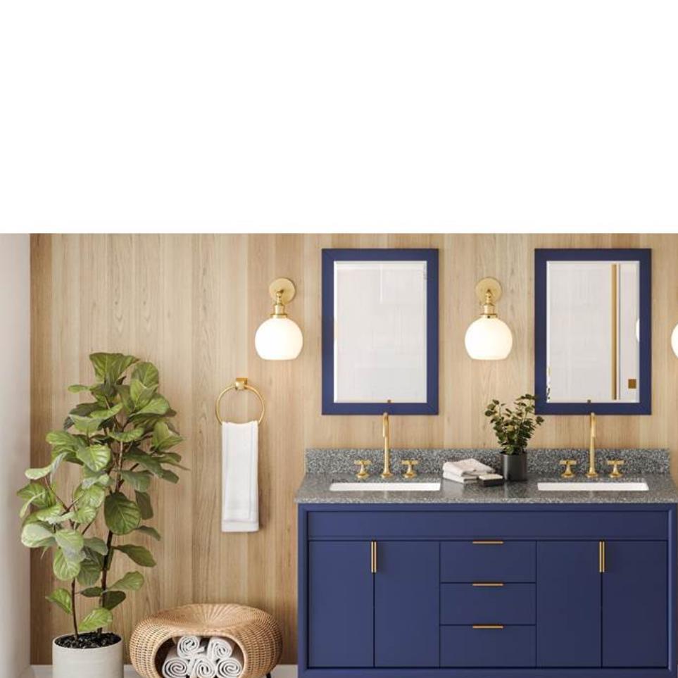 Base with Sink Top Hale Blue Blue / Purple Vanities