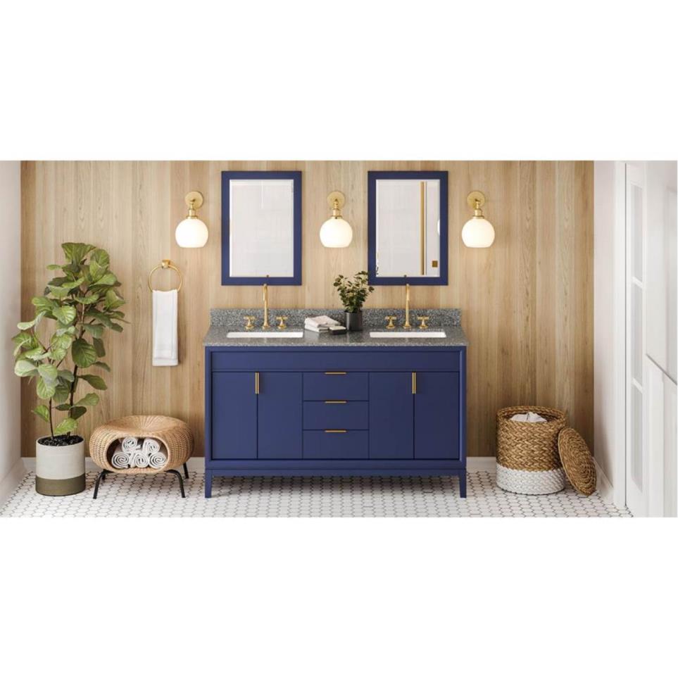 Base with Sink Top Hale Blue Blue / Purple Vanities