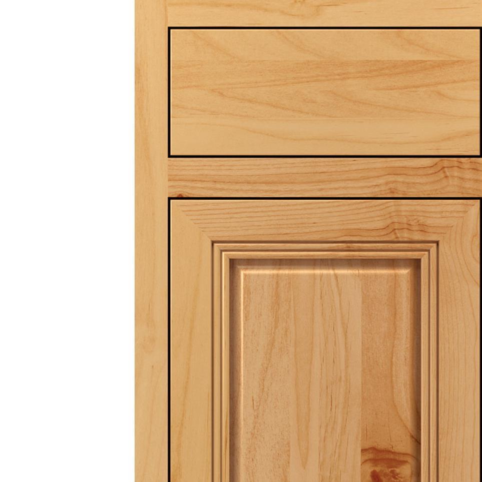 Inset Natural Light Finish Inset Cabinets