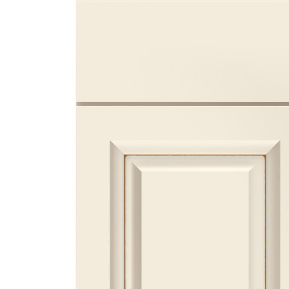 Square Coconut Toasted Almond Glaze - Paint Square Cabinets