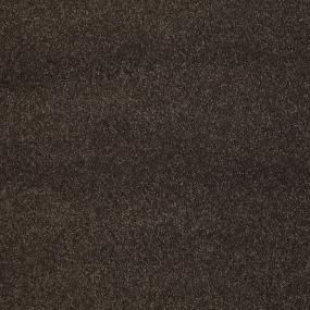 Textured Saxony Leather Brown Carpet