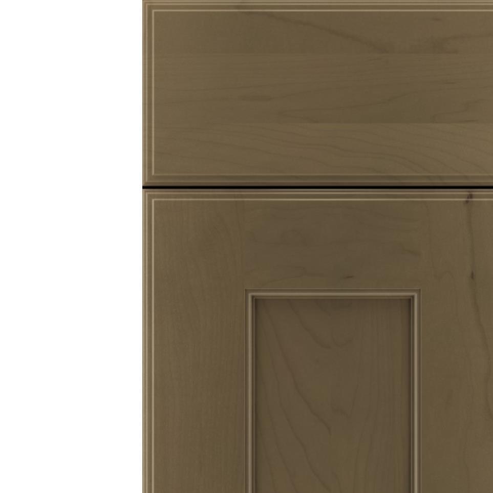 Square Cortado Medium Finish Square Cabinets