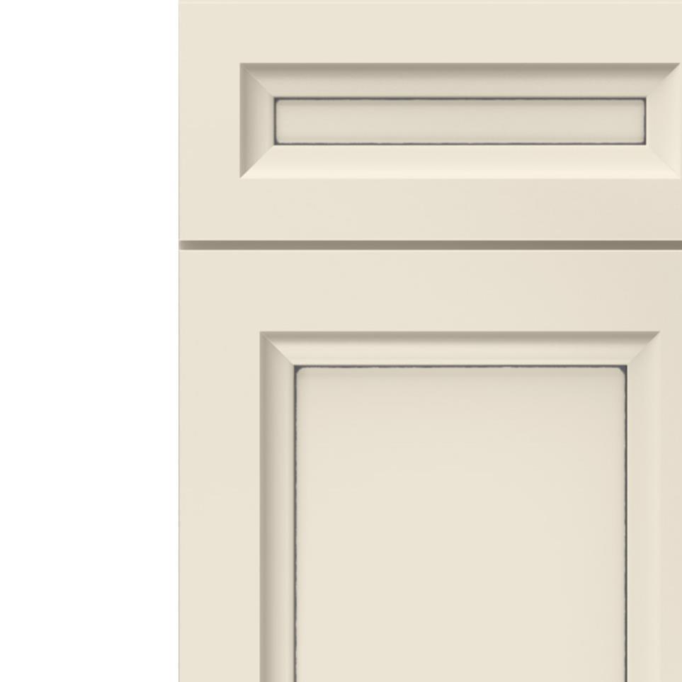 5 Piece Coconut Grey Stone Glaze - Paint 5 Piece Cabinets