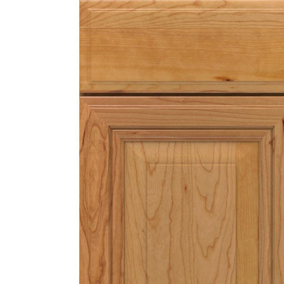 Square Natural Light Finish Square Cabinets