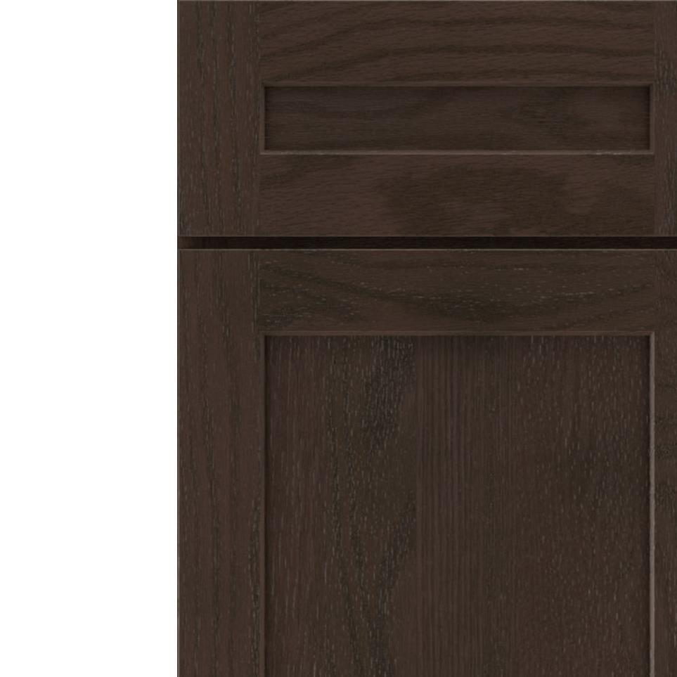 5 Piece Thatch Dark Finish 5 Piece Cabinets